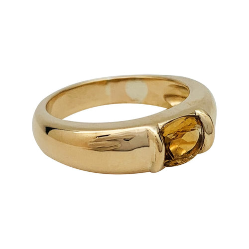 Bague 59 Bague Chaumet en or jaune et citrine. 58 Facettes 30461