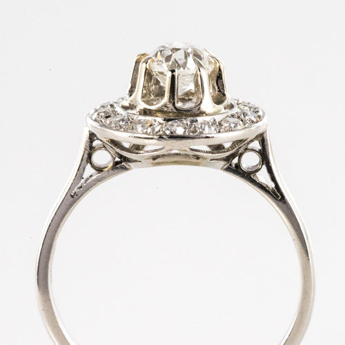 Bague 50 Bague ronde diamants art déco 58 Facettes 20-251-52