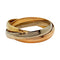 Bracelet Bracelet Cartier "Trinity" en or de trois tons. 58 Facettes 30299