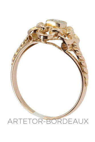 Bague 54 Bague diamant années 50' 58 Facettes 33151