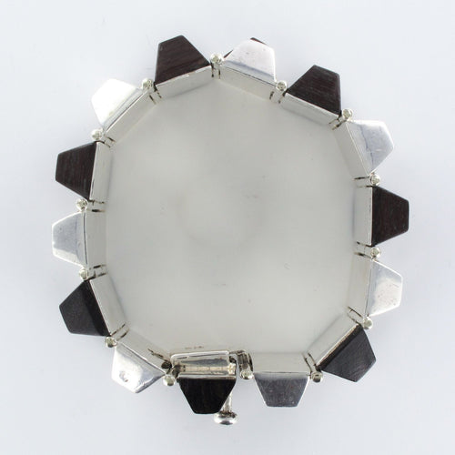 Bracelet Bracelet argent et bois de rose 58 Facettes 20-019