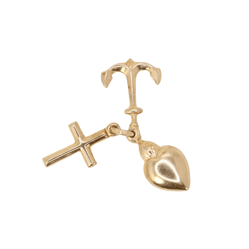 Pendentif Pendentif Espoir, Foi, Charité Uno A Erre Or jaune 58 Facettes 976