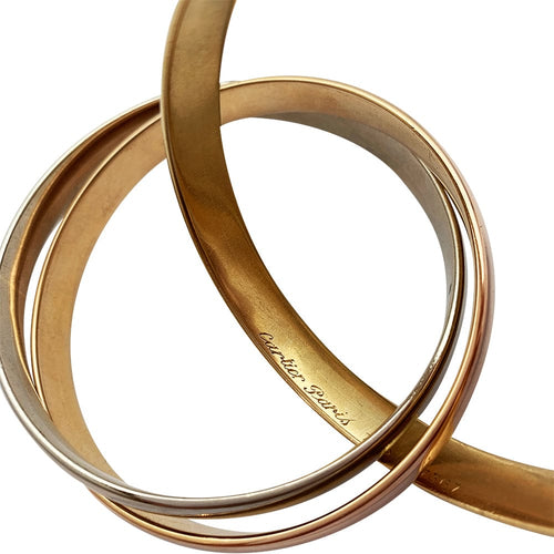 Bracelet Bracelet Cartier "Trinity" en or de trois tons. 58 Facettes 30299