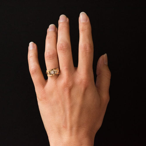 Bague 54 Bague diamant tank 58 Facettes 19-525A-54