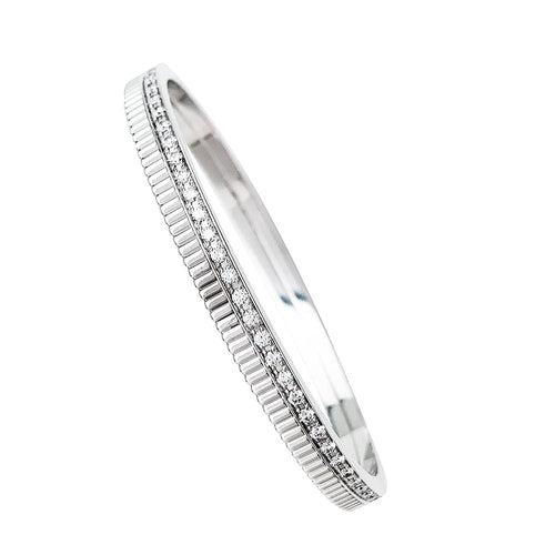 Bracelet Bracelet Boucheron "Quatre Radiant" en or blanc et diamants. 58 Facettes 30223
