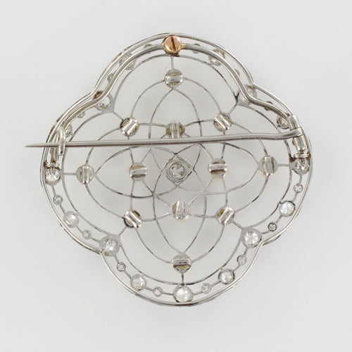 Broche Broche perles fines et diamants Belle Epoque 58 Facettes 20-192