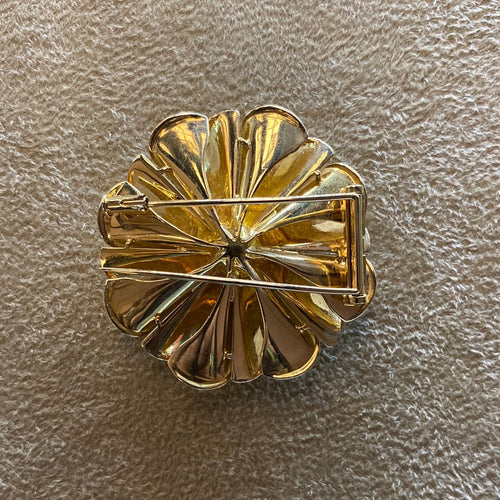 Broche Broche or jaune citrine 58 Facettes CEY19