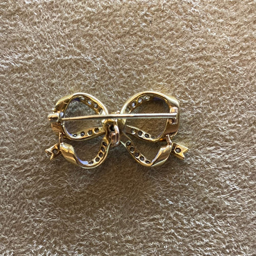 Broche Broche victorienne en émail et diamants 58 Facettes CEY28