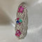 Broche Broche art déco platine diamants tutti frutti 58 Facettes