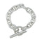 Bracelet Bracelet Hermès "Chaîne d'ancre" en argent. 58 Facettes 30641