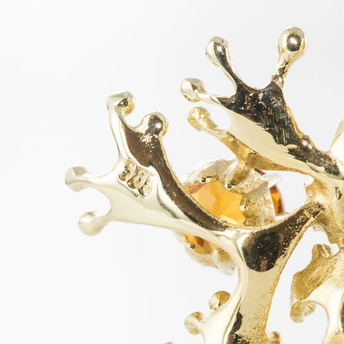 Broche Broche rétro grenats oranges 58 Facettes 20-076