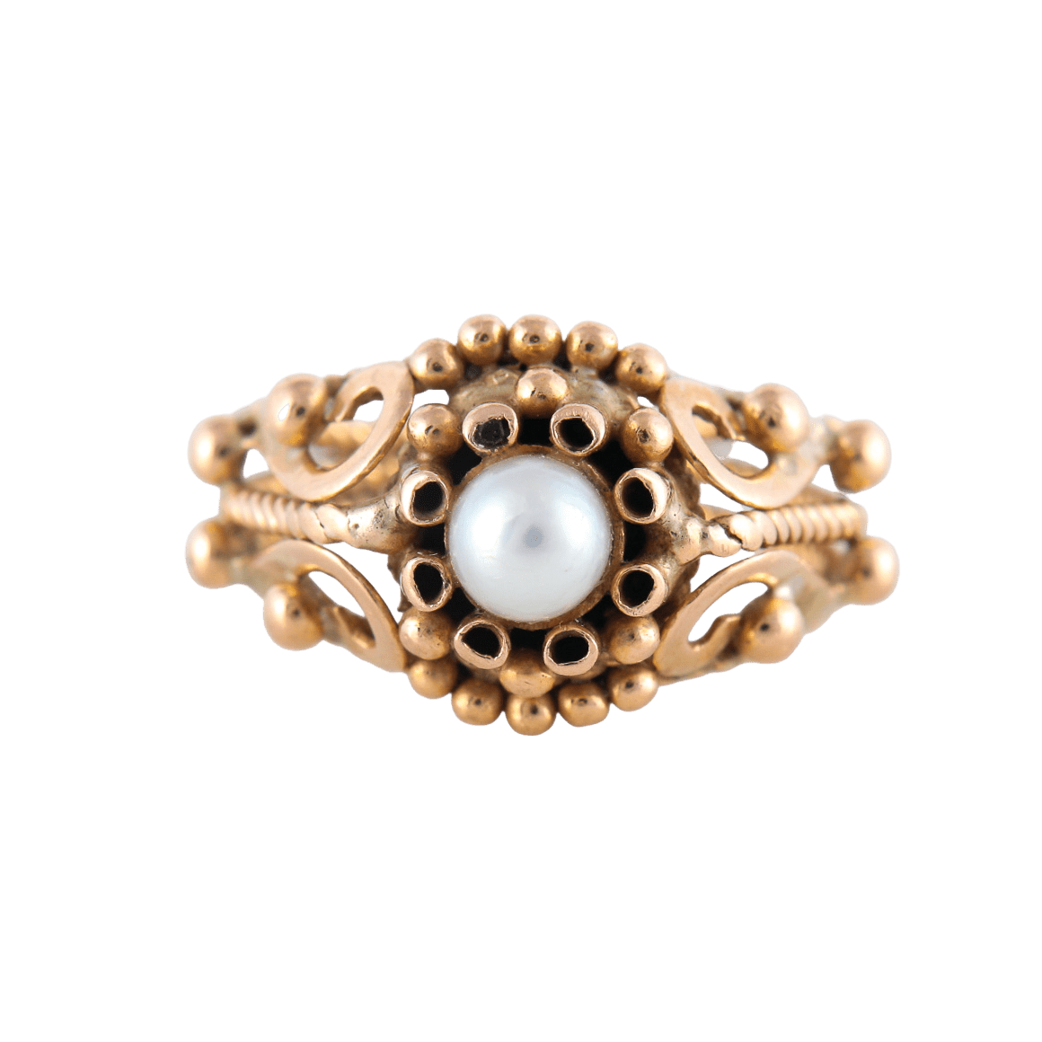 Anel de pérolas multicamadas - 7810679341270 - 58 Facettes