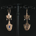 Boucles d'oreilles Pendants d'oreilles style antique vermeil 58 Facettes BO121Bleu