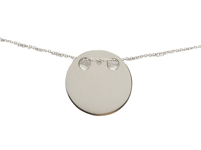 Collier Collier Mini Disc On Chain de Ginette NY 58 Facettes 27876