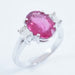 Bague Bague tourmaline or blanc 18K 58 Facettes