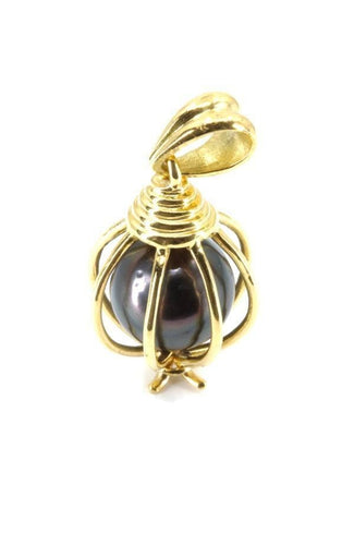 Pendentif Pendentif perle noire 58 Facettes 30971