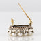 Broche Broche ancienne ronde perles fines et diamants 58 Facettes 20-389