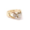 Bague Bague ancienne en or jaune, diamants 58 Facettes