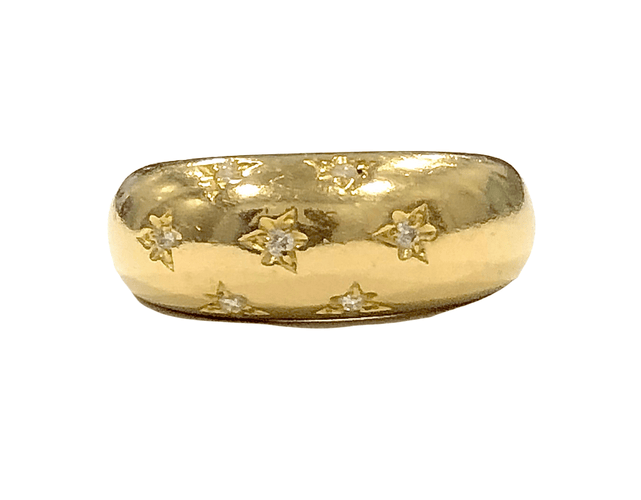 Bague 56 Bague constellation en Or jaune & diamants 58 Facettes