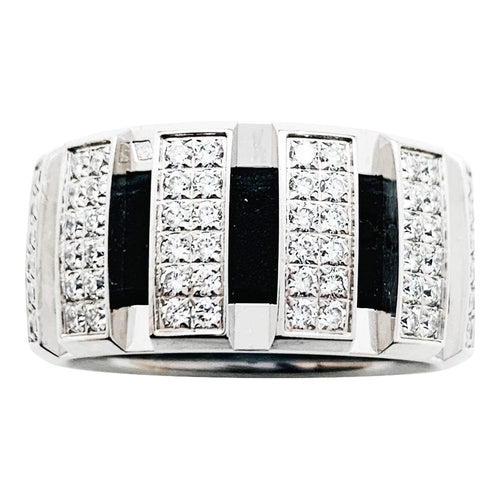 Bague 53 Bague Chaumet, "Class One", or blanc, diamants. 58 Facettes 30619
