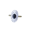 Bague Bague marquise saphir diamants 58 Facettes
