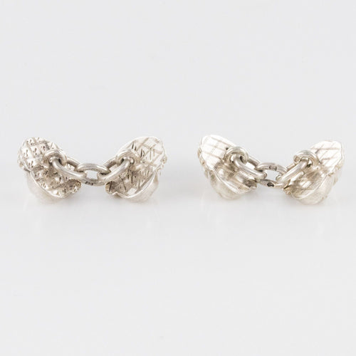 Boutons de manchette Boutons de manchettes Argent Chérubins 58 Facettes 19-653