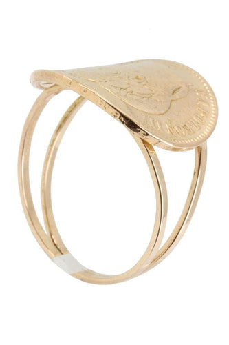 Bague Bague Napoléon III tuilée 58 Facettes 037901