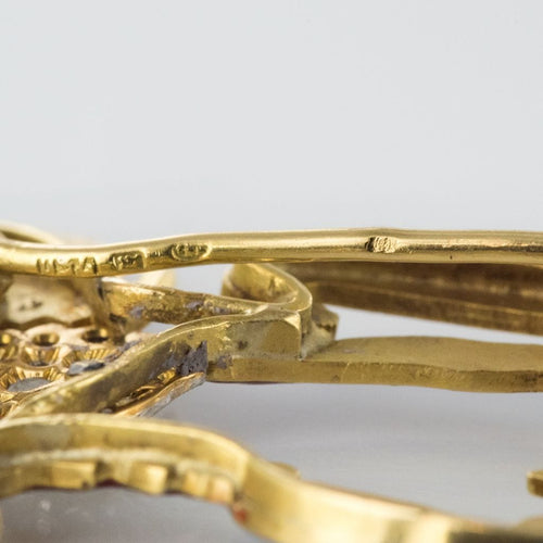 Broche Broche perroquet émail diamants 58 Facettes 19-467