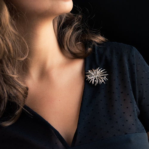 Collier Collier en perles fermoir broche diamants 58 Facettes 05-092-6829928