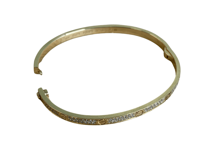 Bracelet Bracelet Cartier Love Pavé Diamants PM 58 Facettes 20400000404/ LI