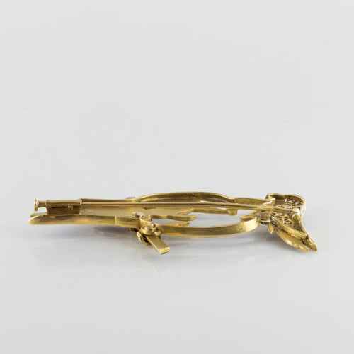 Broche Broche perroquet émail diamants 58 Facettes 19-467