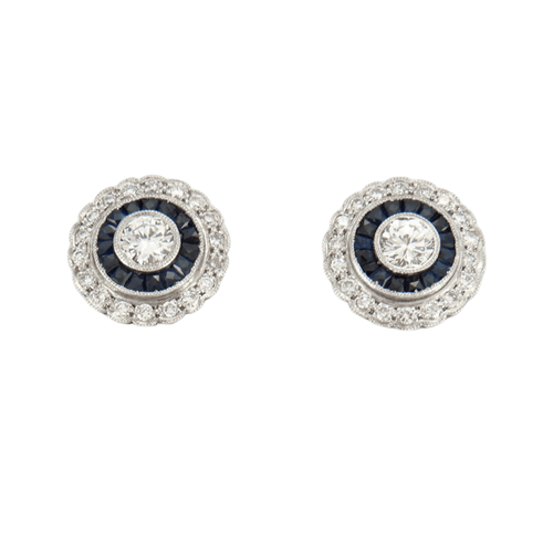 Boucles d'oreilles Boucles d'oreilles Diamants, Saphir 58 Facettes A2551