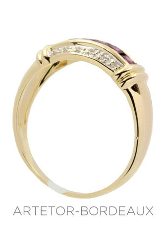 Bague 61 Bague rubis et diamants 58 Facettes 30251