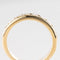 Bague 52 Demi alliance or jaune diamants 58 Facettes 20-257-48