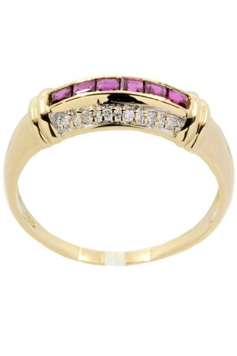 Bague 61 Bague rubis et diamants 58 Facettes 30251