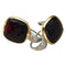 Boucles d'oreilles Boucles d'oreilles Pomellato "Sherazade" or jaune et blanc, grenat et diamants. 58 Facettes 27723