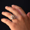 Bague 51 Bague pétales or blanc diamants 58 Facettes 20-150-49