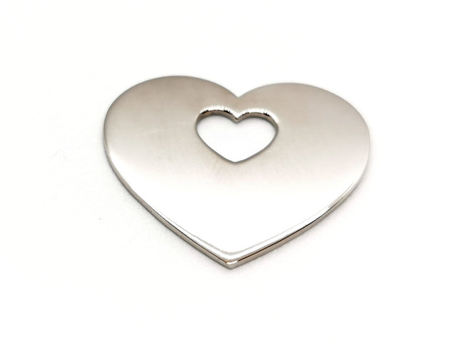 Pendentif Poiray Pendentif Coeur Coeur Or blanc 58 Facettes 1126574CN