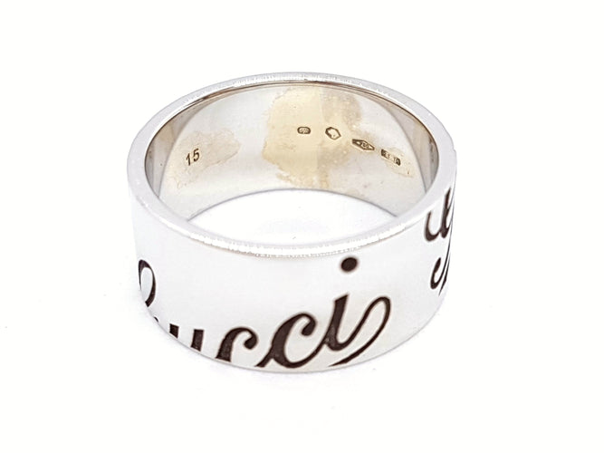 Bague 54 Gucci Bague Or blanc 58 Facettes 05326CD