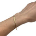 Bracelet Bracelet Dinh Van, modèle "Serrure" en or jaune. 58 Facettes 30340