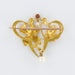 Broche Broche art nouveau rubis perles 58 Facettes 18-016A