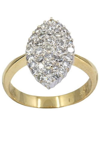 Bague BAGUE MARQUISE DIAMANTS 58 Facettes 054061