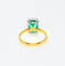Bague Bague émeraude or jaune & blanc 58 Facettes