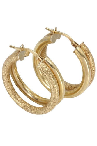 Boucles d'oreilles Créoles modernes 58 Facettes 080691