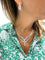 Collier Parure en or jaune, rose et blanc oxydes de zirconium 58 Facettes