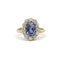 Bague 59 Bague - Or, Platine, Saphir et Diamants 58 Facettes 240039R