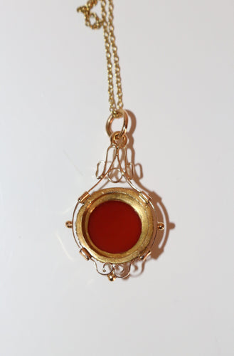 Collier Collier Pendentif Camée Cornaline 58 Facettes 559