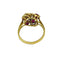 Bague Bague Fleur Or Rubis 58 Facettes 20400000702