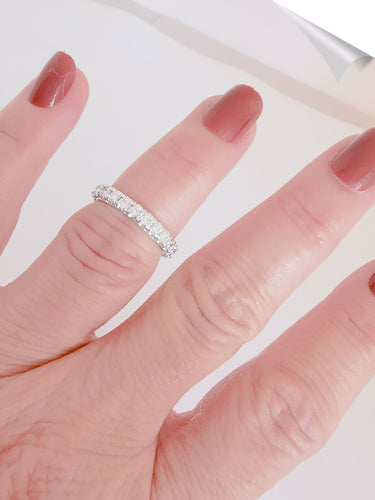 Bague Alliance Américaine Platine Diamants 1,50 ct 58 Facettes AA 1511