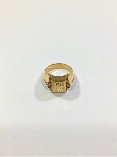 Bague 50.5 Bague Chevalière monogrammée H 58 Facettes 949551